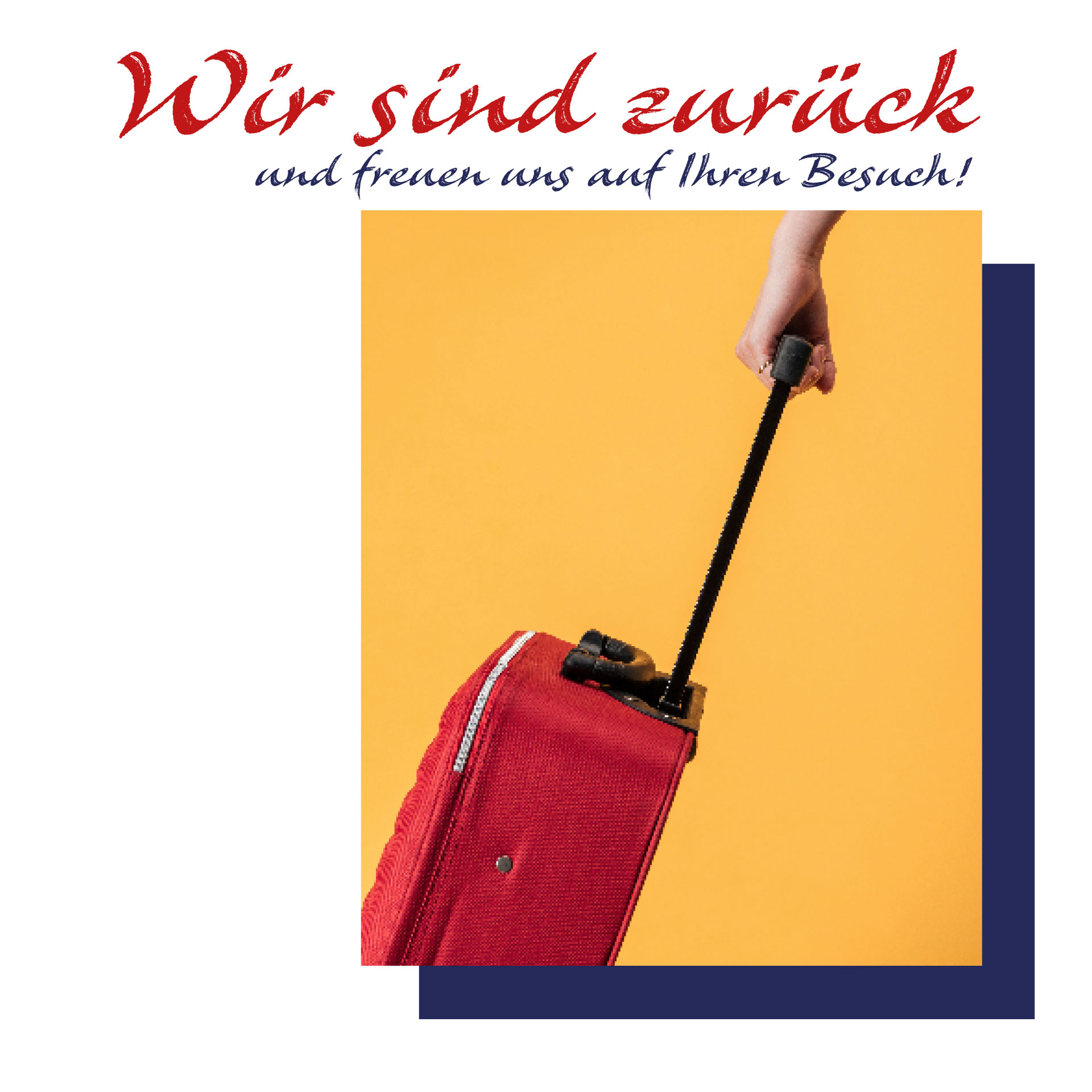 Wir sind zurück!